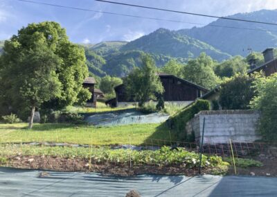 Création d'une salle d'escalade par atelier Le Bivouac, architectes à Annecy et Sallanches. Transformation de deux corps de ferme.