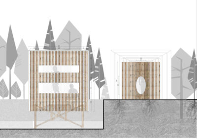 Cabane bois Annecy Le Bivouac architecture bioclimatique