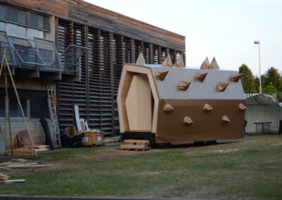 Conception d'un habitat léger éco-conçu en bois par une architecte d'Annecy